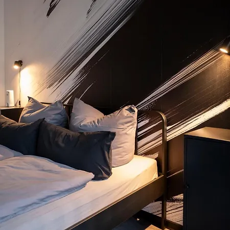 アパート Black & White - Balkon, Netflix, Nespresso, Zentral, Messe *